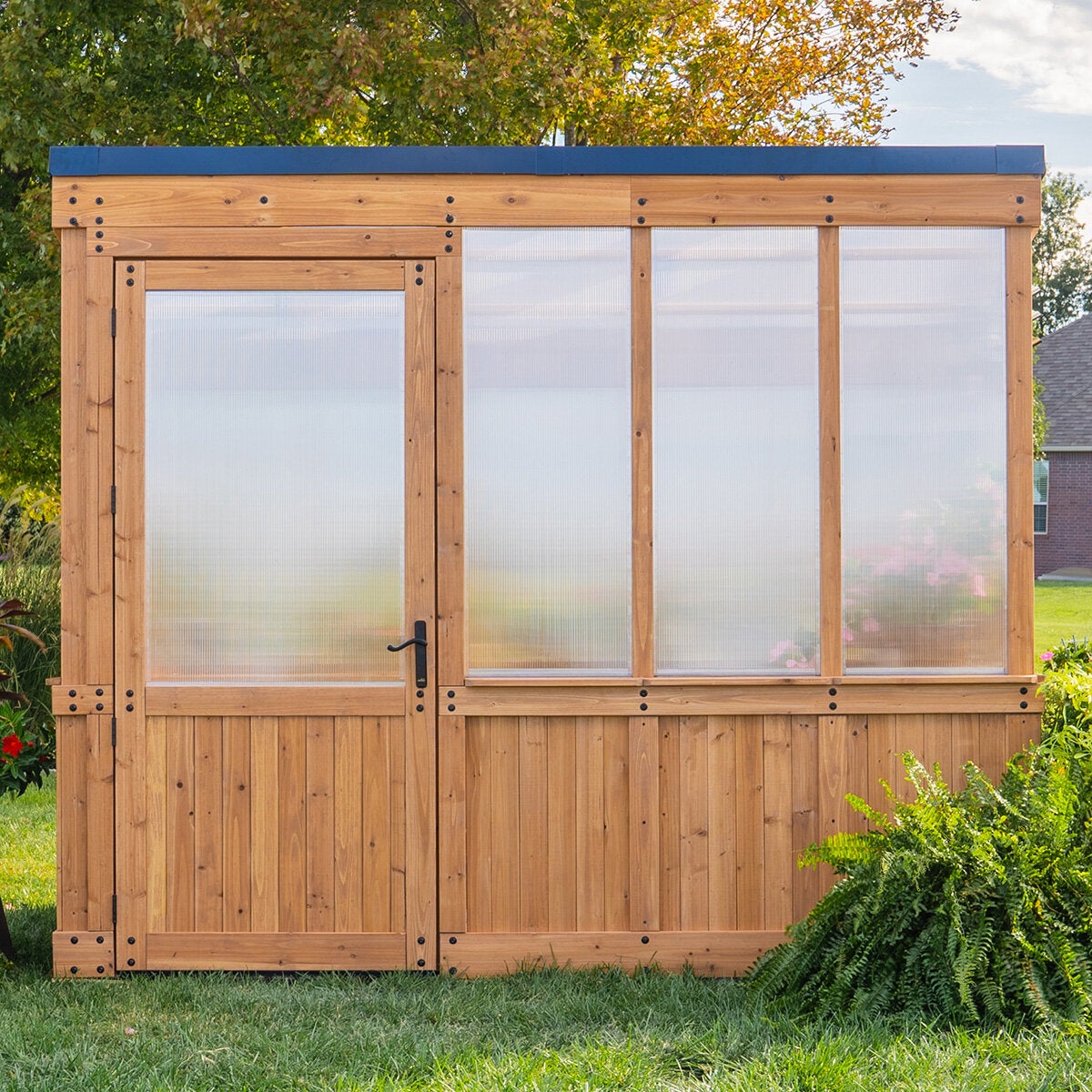 Backyard Discovery 9ft X 6ft Willow Wooden Greenhouse