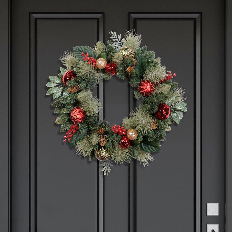 Buy 24" Unlit Wreath Combined Overview Image at costco.co.uk Buy 24" Unlit Wreath Combined Overview Image at costco.co.uk