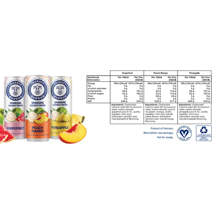 Ingredients and nutritional information