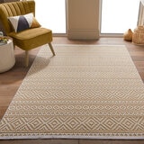 Concept Looms Jazz Deco Indoor / Outdoor Rug in Amber, 220 x 160 cm
