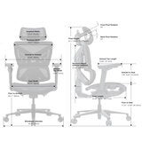 anda seaT X-Air Pro Mesh Gaming Chair, Black