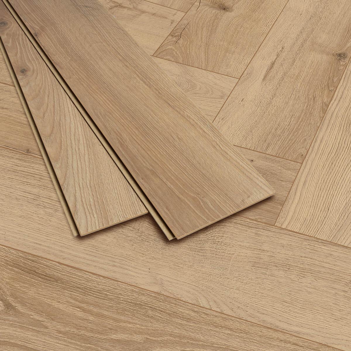 Golden Select Amboise AC5 Laminate Herringbone Flooring - SAMPLE ONLY Golden Select Amboise AC5 Laminate Herringbone Flooring - SAMPLE ONLY