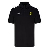 PUMA Scuderia Ferrari F1 Mens Polo in Blac