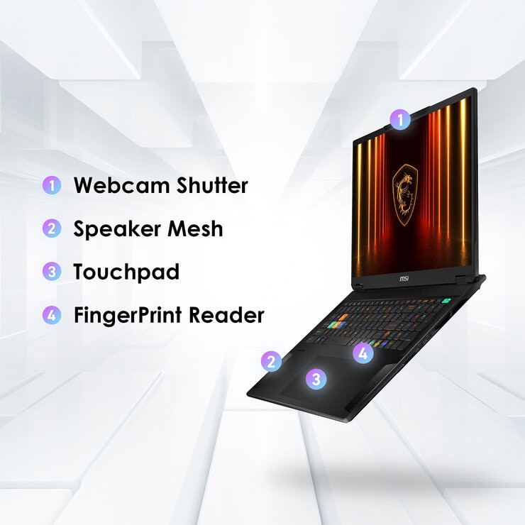 MSI Stealth, AMD Ryzen AI9, 32GB RAM, 2TB SSD, NVIDIA GeForce RTX 5070Ti, 18 Inch Gaming Laptop MSI Stealth, AMD Ryzen AI9, 32GB RAM, 2TB SSD, NVIDIA GeForce RTX 5070Ti, 18 Inch Gaming Laptop