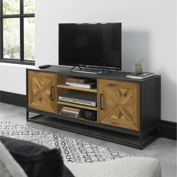 Bentley Designs Greenwich Oak Entertainment Unit for TV's up to 58" 