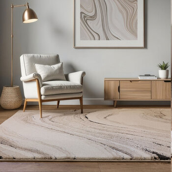 Mirage Quartz Beige Rug, in 2 Sizes