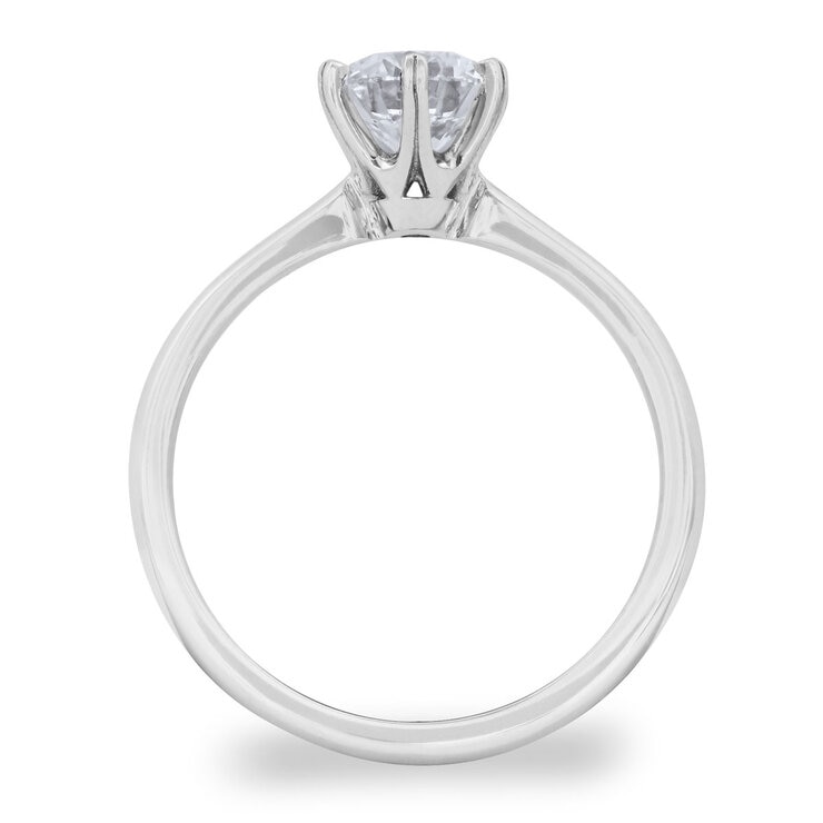 1.00ct Round Brilliant Cut Diamond Solitaire Ring, Platinum 1.00ct Round Brilliant Cut Diamond Solitaire Ring, Platinum