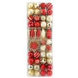 Beaumont 54pc Ornament Set Gold Red