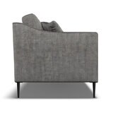 Aspen Velvet 2 Seater Sofa, Grey