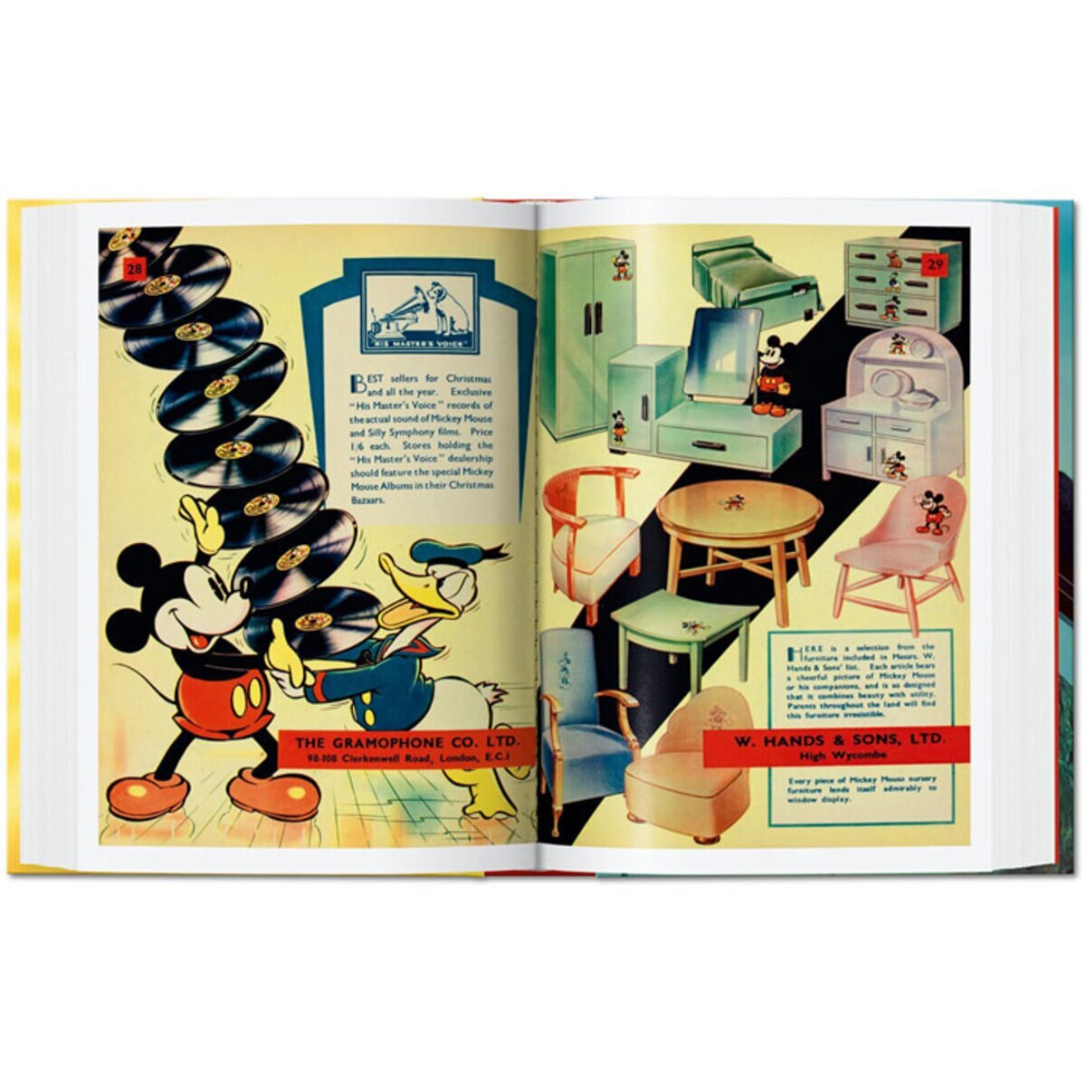 Mickey Mouse page spread