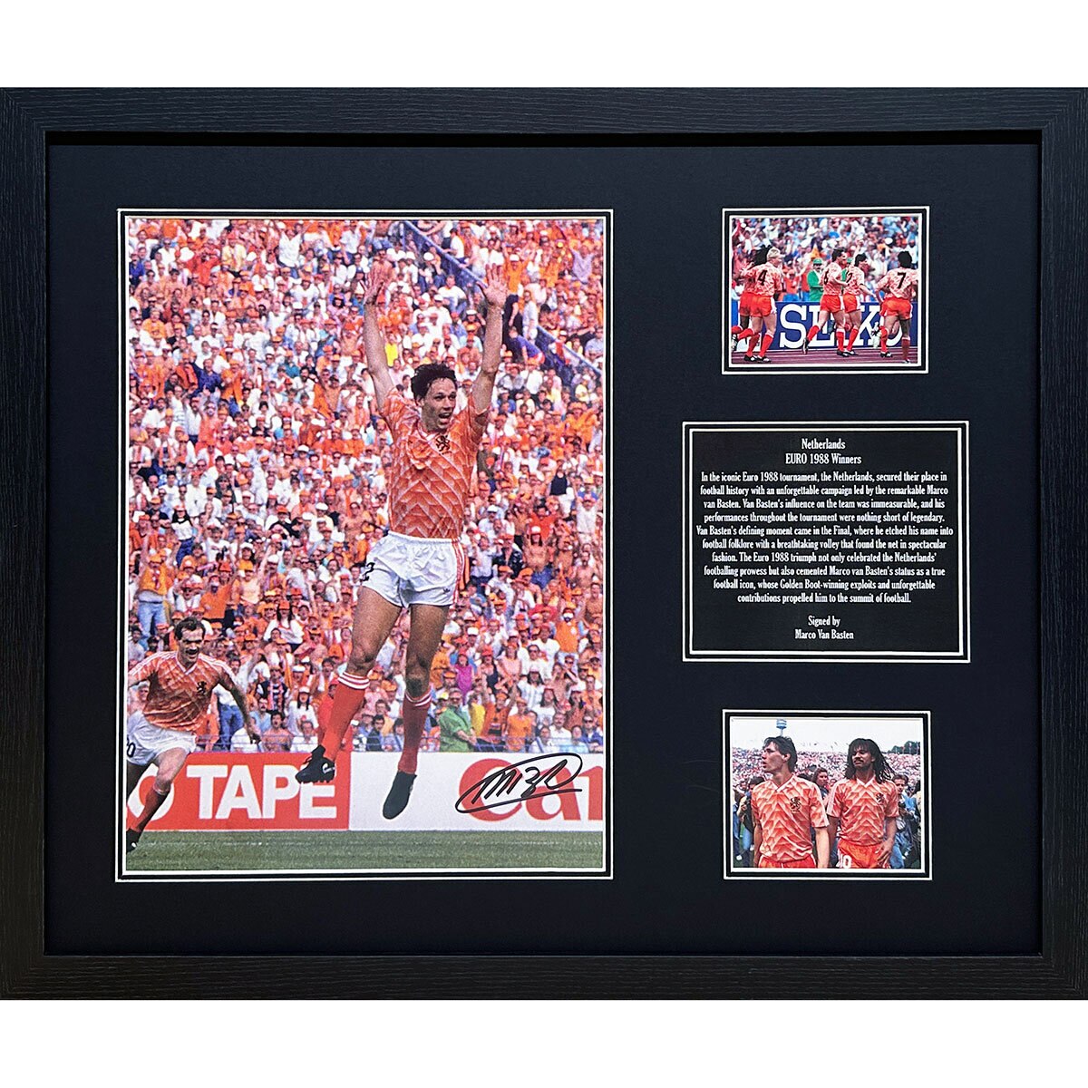 Marco Van Basten signed Netherlands photo