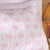 Cath Kidston Pink Ribbons And Bows Reversible Cotton Duvet Cover Set In 4 Sizes Cath Kidston Pink Ribbons And Bows Reversible Cotton Duvet Cover Set In 4 Sizes