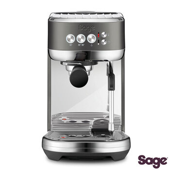Sage Bambino Plus Pump Espresso Coffee Machine in Black Stainless Steel, SES500BST