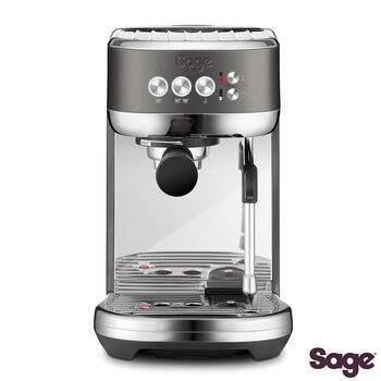 Sage Bambino Plus Pump Espresso Coffee Machine in Black Stainless Steel, SES500BST 