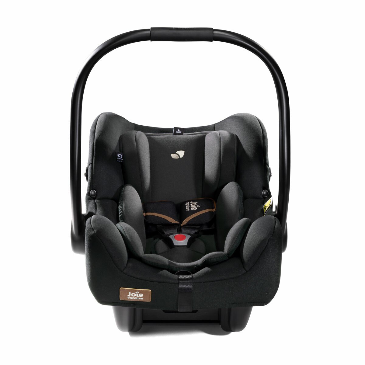 Studio image of the Joie I-Jemini Signature Car Seat from the front