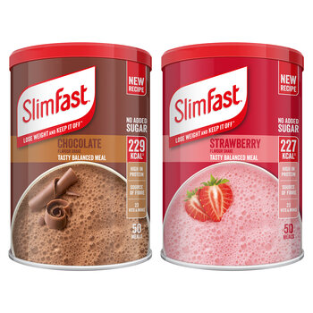 SlimFast Shake Powder in 2 Flavours, 1.825kg (50 Servings)