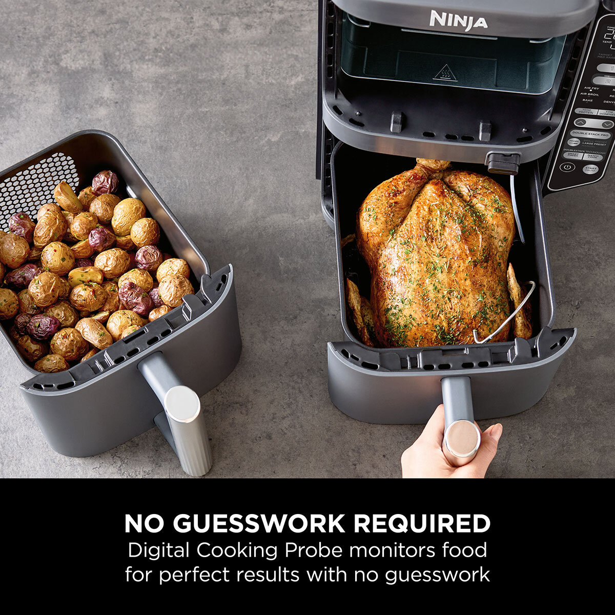 Ninja Double Stacked Air Fryer Lifestyle Image