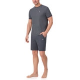 Tommy Bahama Men's Knit Lounge Set in Charcoal