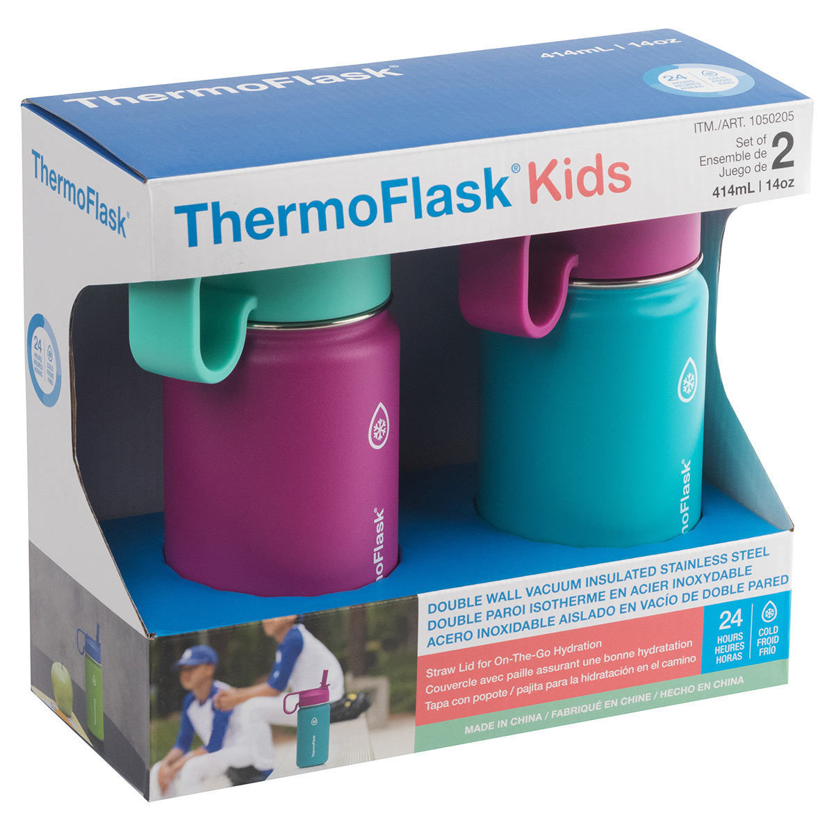 ThermoFlask Kids Stainless Steel Vacuum 