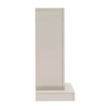Flare Elyce Grande Wall Mounted Electric Fireplace in Cream, 2kW