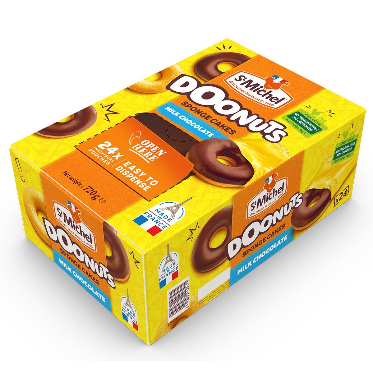 Pack of 24 Doonuts in yellow box