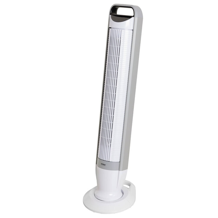 Side Profile Seville Slimline Digital Fan with tilt