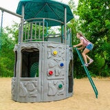 Lifestyle image of a child climbing the ladder Lifestyle image of a child climbing the ladder