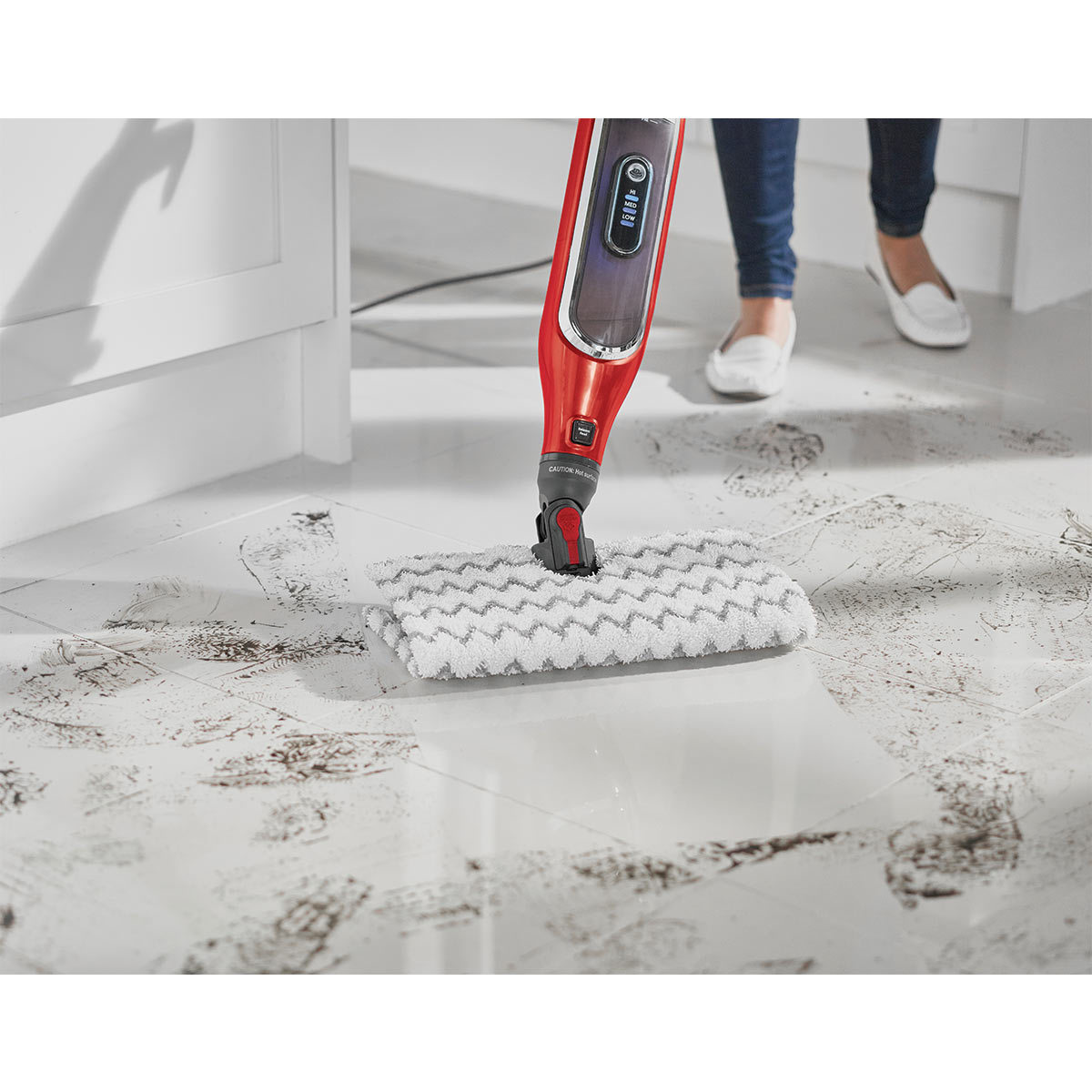 Shark Steam Mop S6003UKCO with 6 Dirt Grip Pads