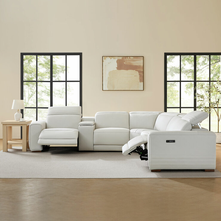 Side view, reclined