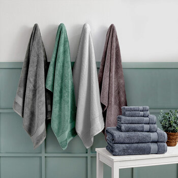 Grandeur 100% Hygro Cotton Bath Sheets, Pack of 2 in 4 Colours