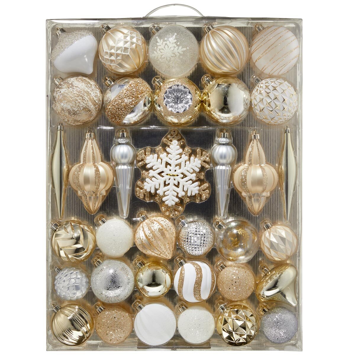 Buy Gold Ornaments Assortment Box Image at Costco.co.uk