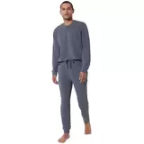 32 Degrees Men's Ultra Stretch Cotton Lounge Set in Faded Plank