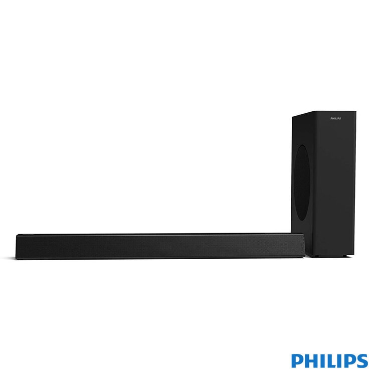 Philips HTL3310/10 2.1 Ch, 160W Sound Bar and Wireless Subwoofer with