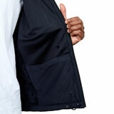Kirkland Signature Men's Sherpa Lined Softshell Jacket in Blue