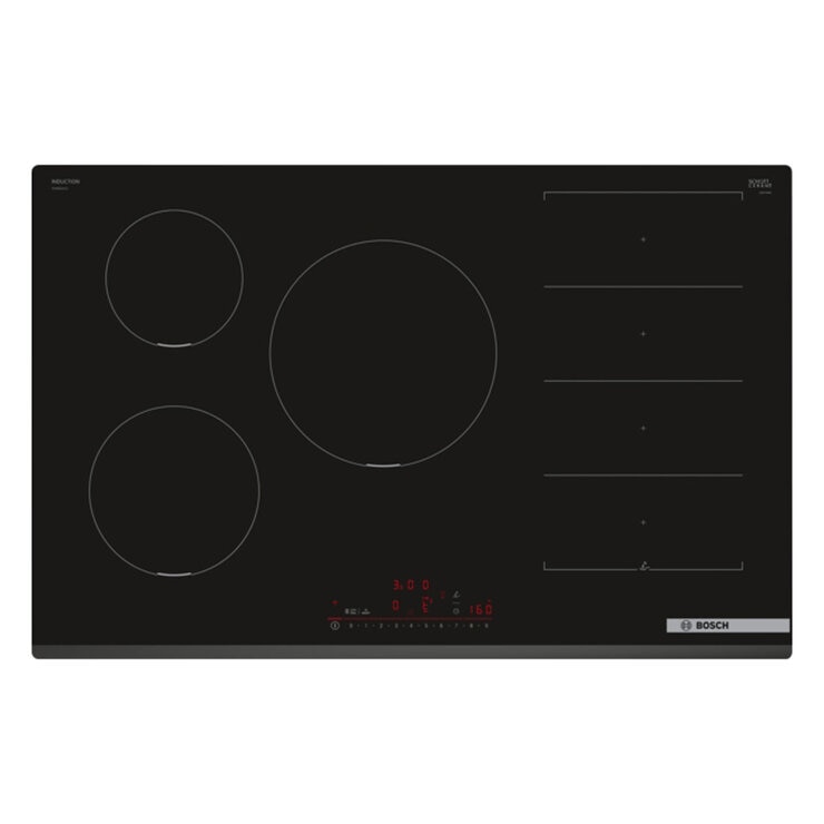 Bosch Series 6 PXV831HC1E 80cm Flex Induction Hob in Black