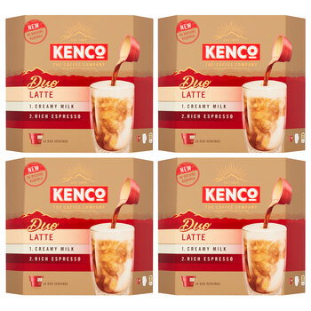 Kenco Duo Latte Instant Coffee, 4 x 6 Pack