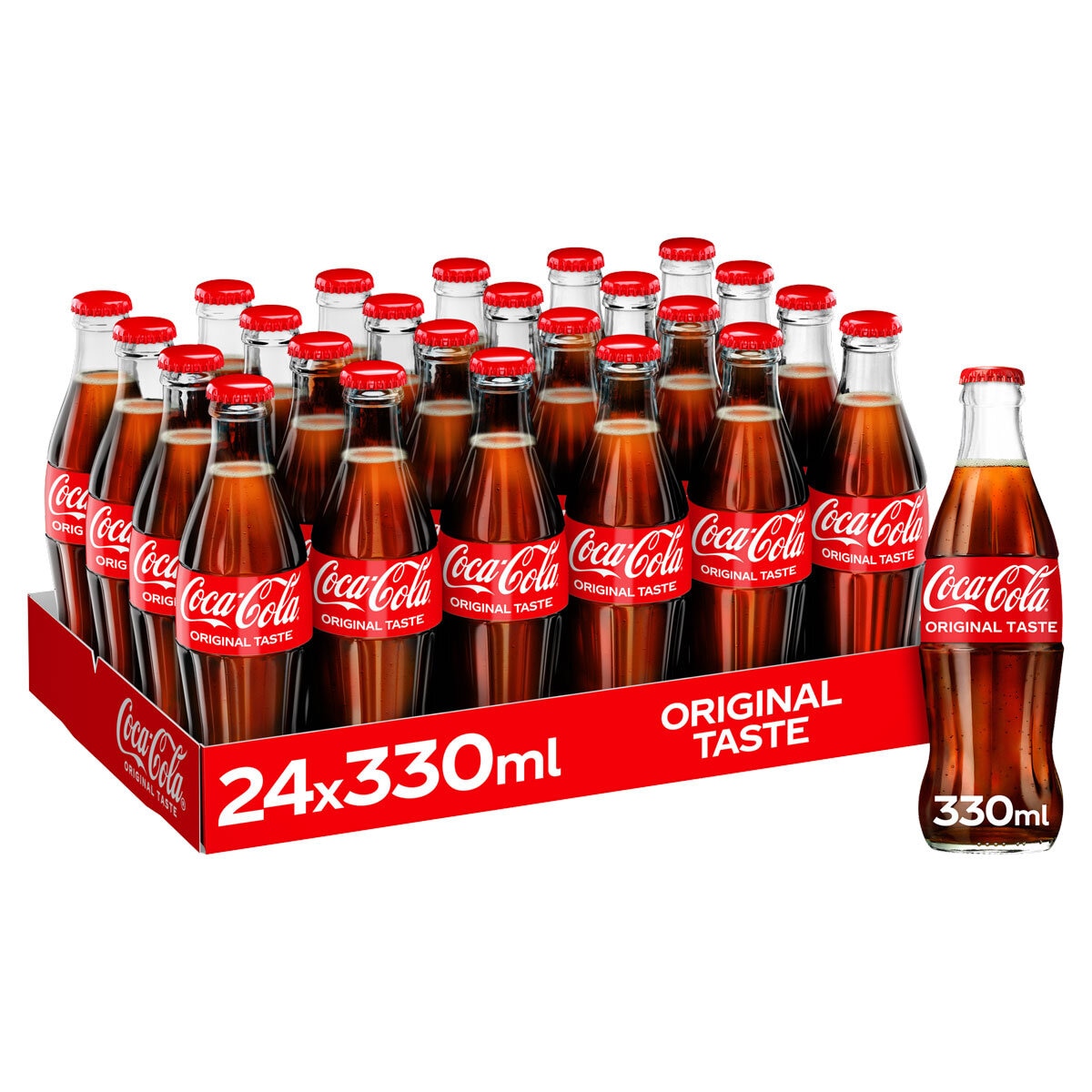 Coca-Cola 24/8 oz Glass Bottles