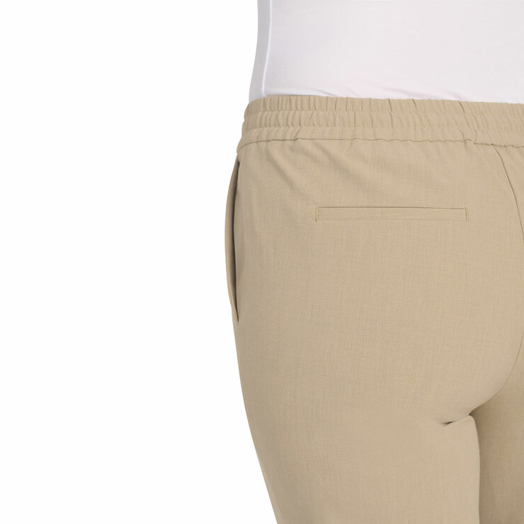 Hilary Radley Ladies 4 Way Stretch Pull On Pant in Heather Walnut