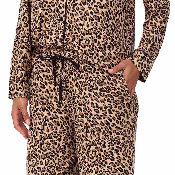 DKNY Women's Notch Collar Pyjama Set