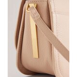 Ted Baker Imilda Lock Leather Satchel Bag in Brown