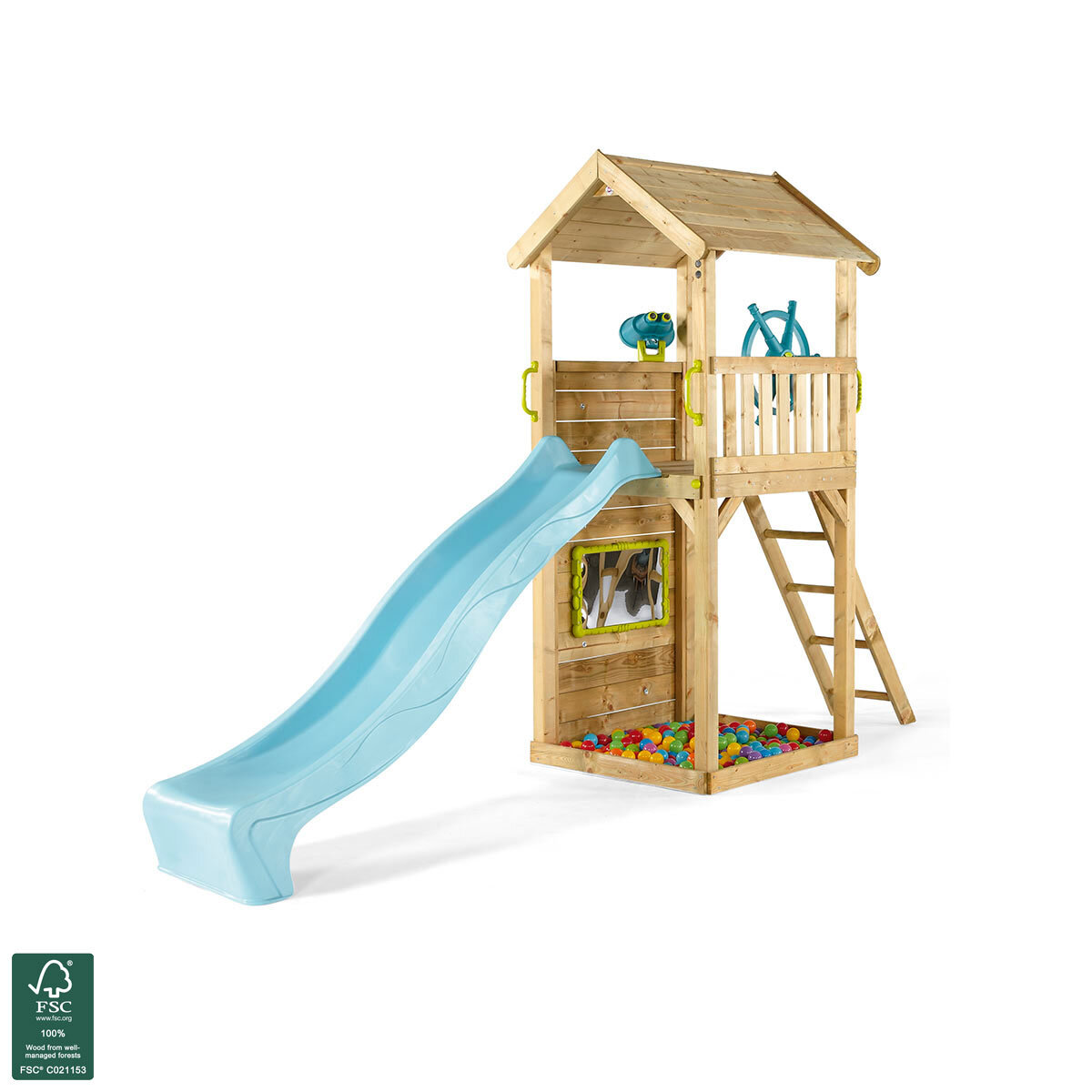 Plum Lookout Tower Wooden Climbing Frame (3+ Years)
