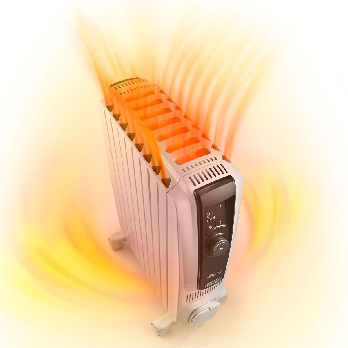 white background image of heat function on radiator