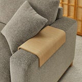 Aiden & Ivy Hawthorne Brown Fabric 4 Piece Corner Sofa