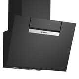 Bosch Series 4, DWK67FN60B, 60cm, Wall Mounted Cooker Hood, A Rated in Black