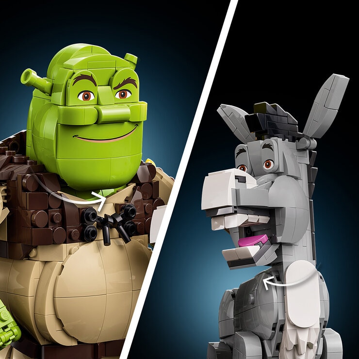 LEGO Shrek Shrek, Donkey & Puss in Boots - Model 72423 (18+ Years)