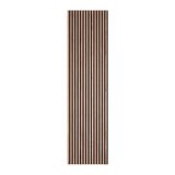 Walnut Decorative Slatted Wood Wall Panel in 2 Sizes (2 panels per pack)
