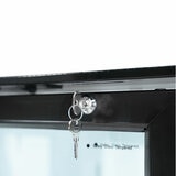 Contender RUG047 783L Commercial Hinged Double Glass Door Fridge, E Rated in White