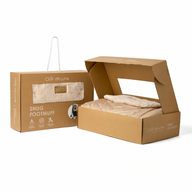 Clair De Lune Snug Universal Pushchair Footmuff in 2 Colours