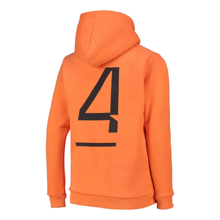 McLaren F1 Kid's Lando Norris Core Hoodie in Orange, Size XL