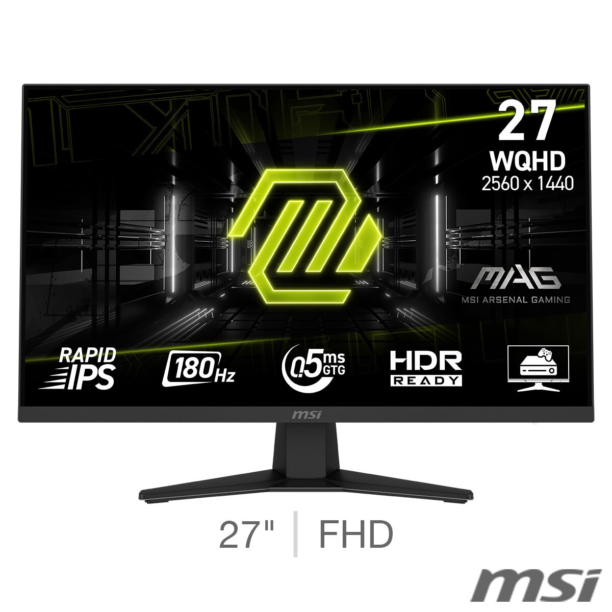 MSI 274QF Mag 180Hz FHD Gaming Monitor, 9S6-3CE41H-011